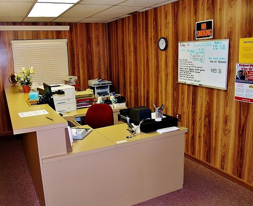 Office before remodel