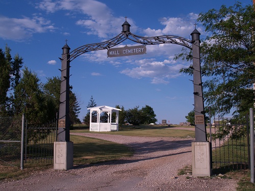 Wall Cemetery Entrance