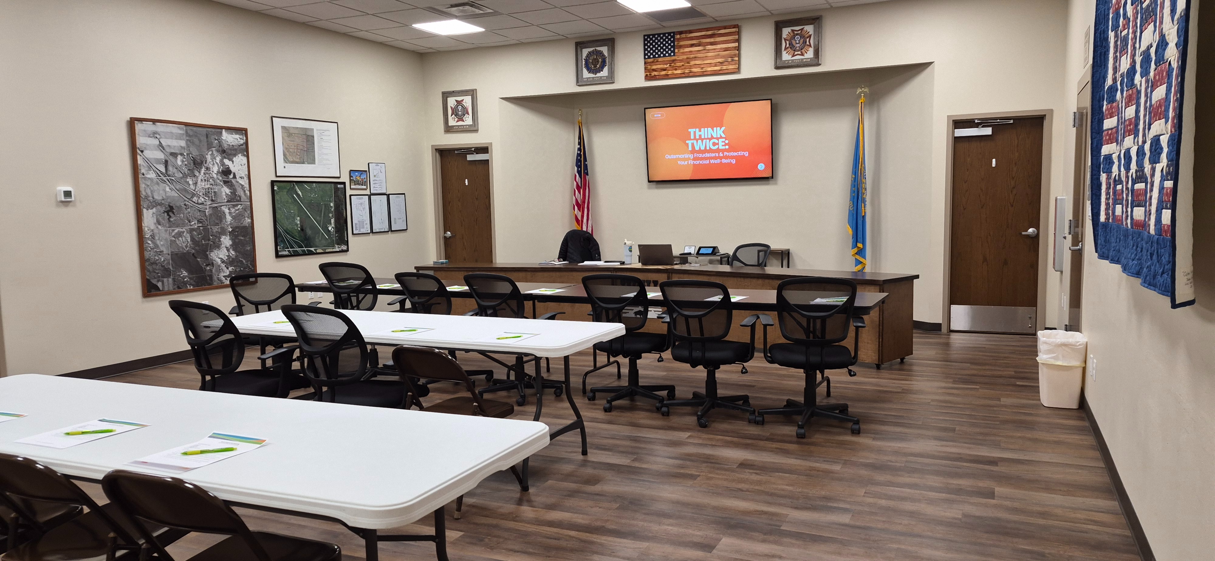 photo of meeting room at Wall Community Center