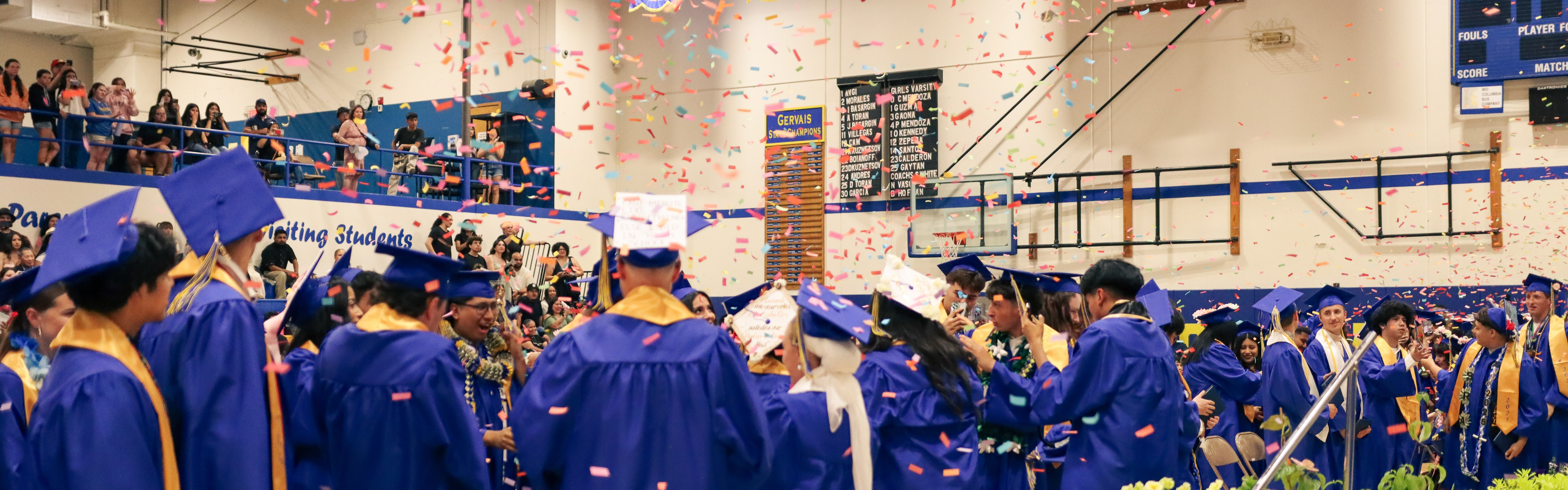 Graduation confetti 