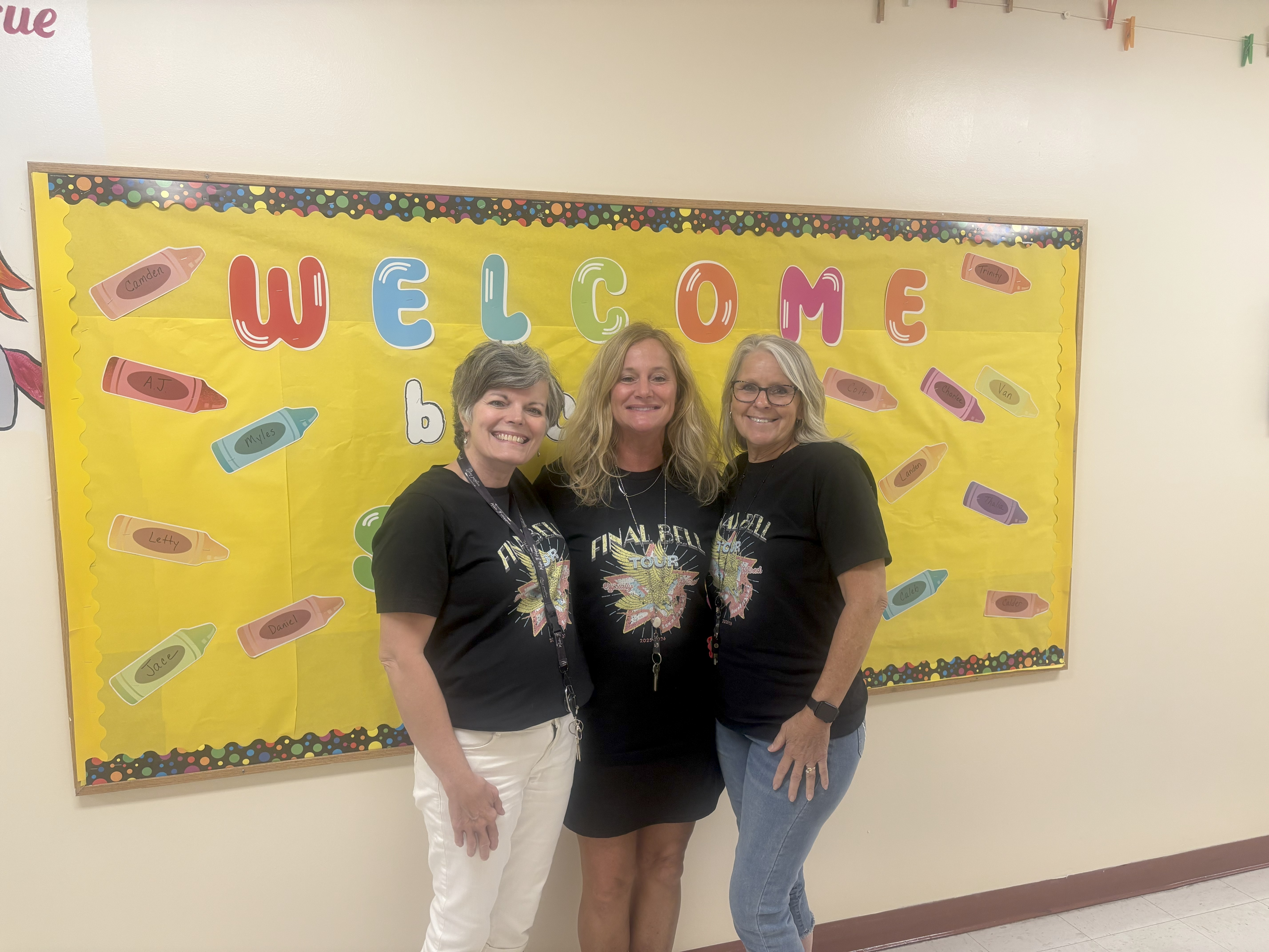 Mrs. Titworth, Mrs. Wargo and Mrs. Gerrels