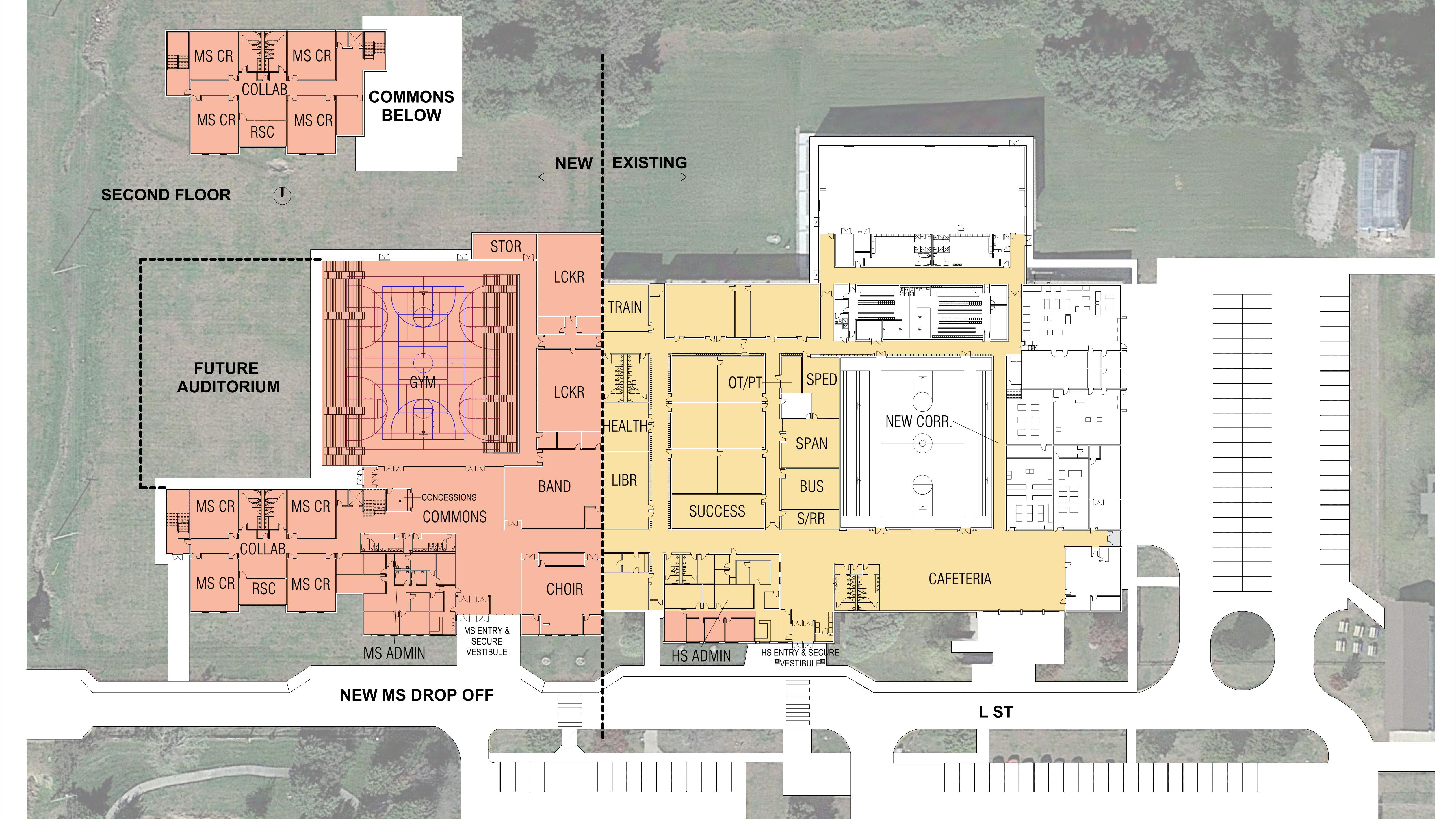 Middle & High School Floor Diagram