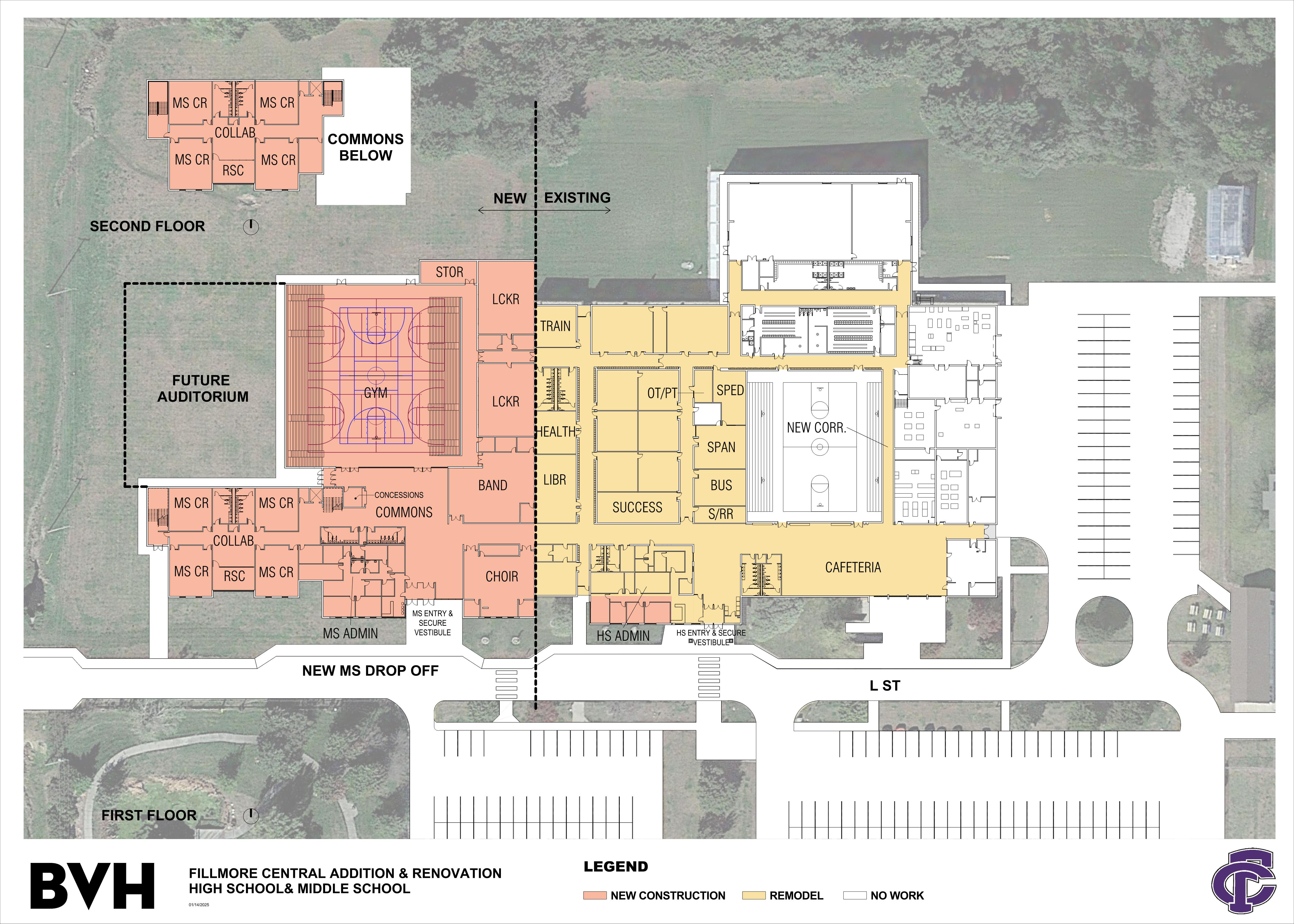 Middle School and High School Floor Plan