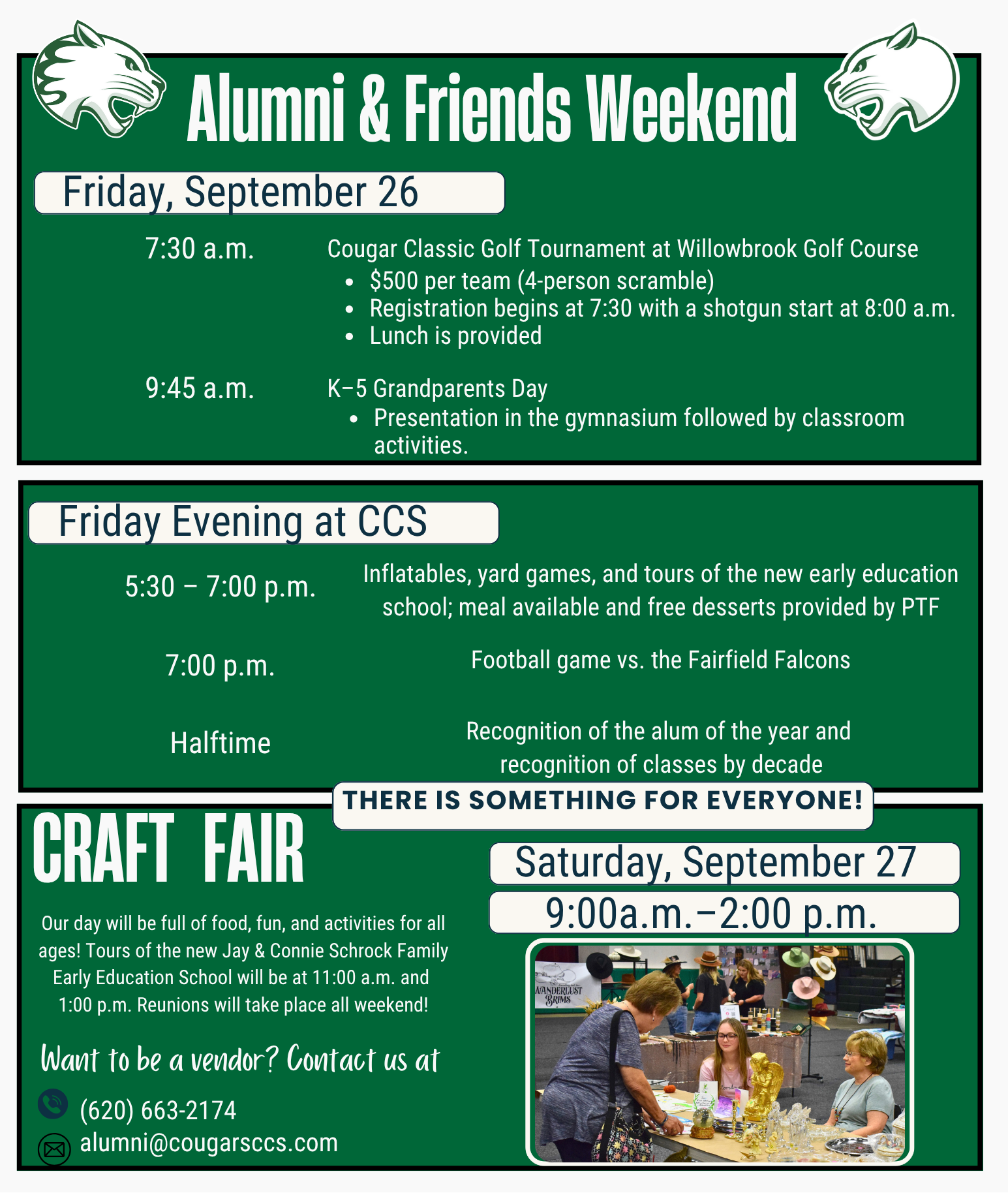 Schedule of Events