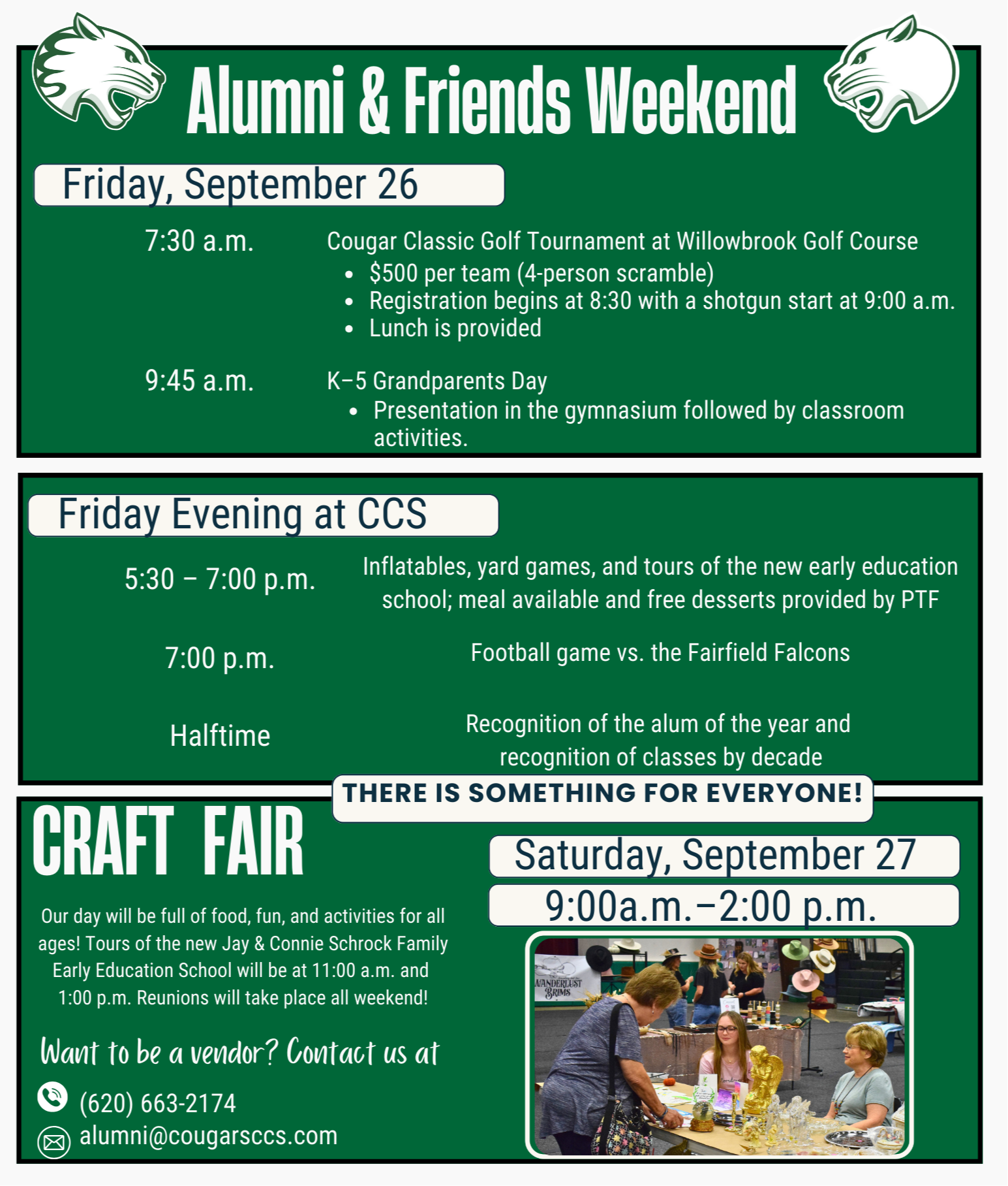 Schedule of Events