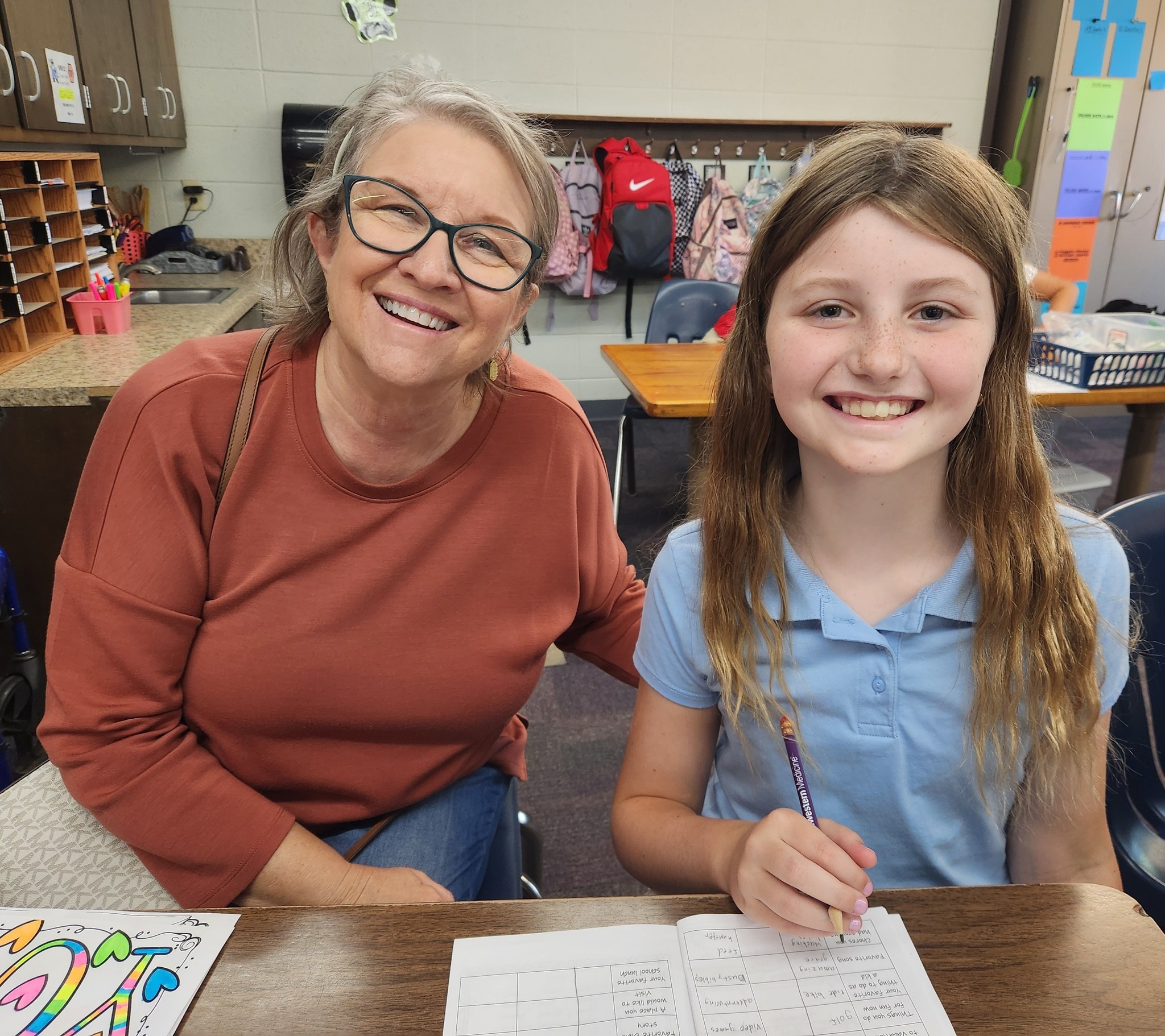 student and grandparent