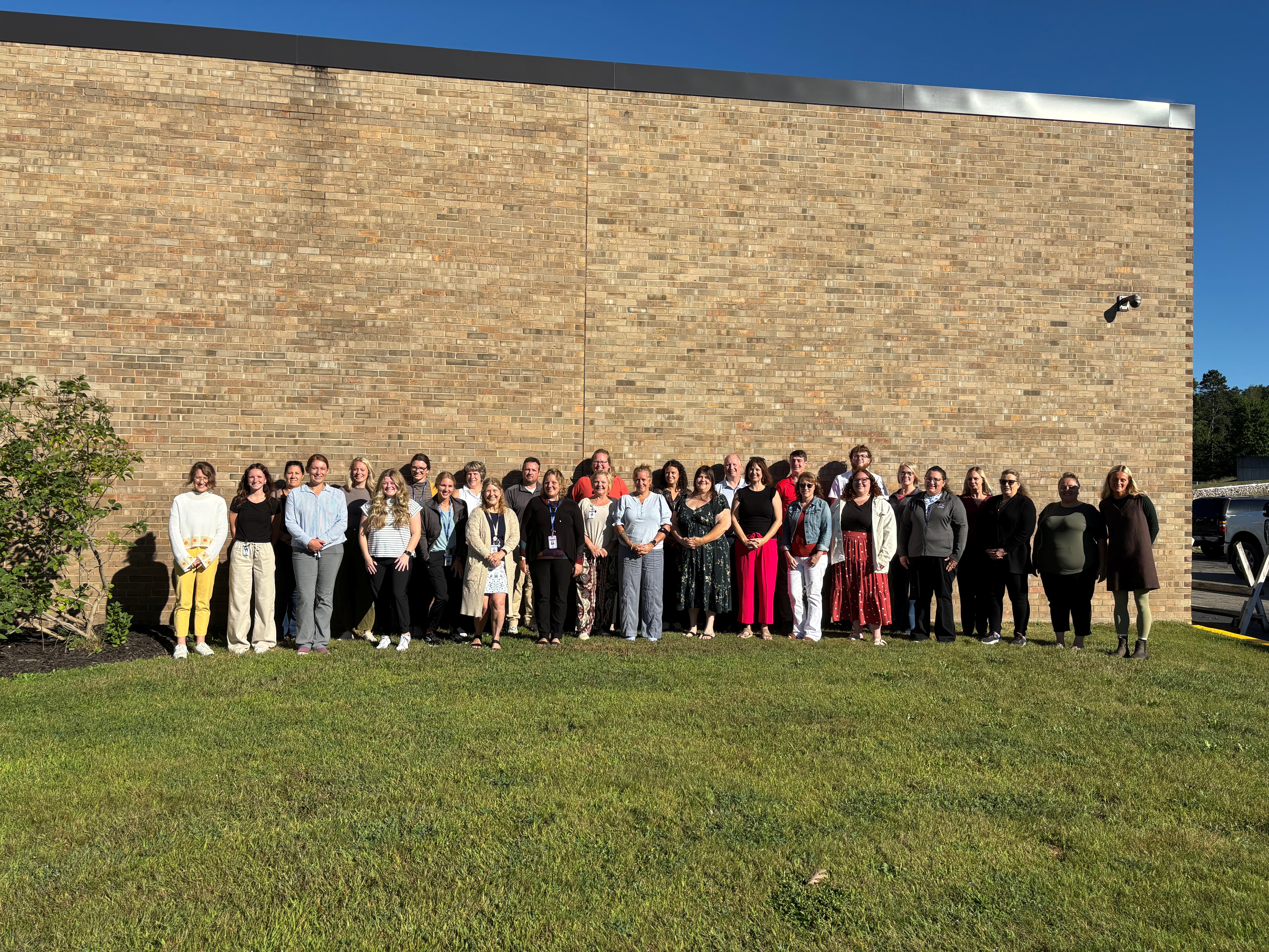New WMISD Staff standing in front of the CTC building.