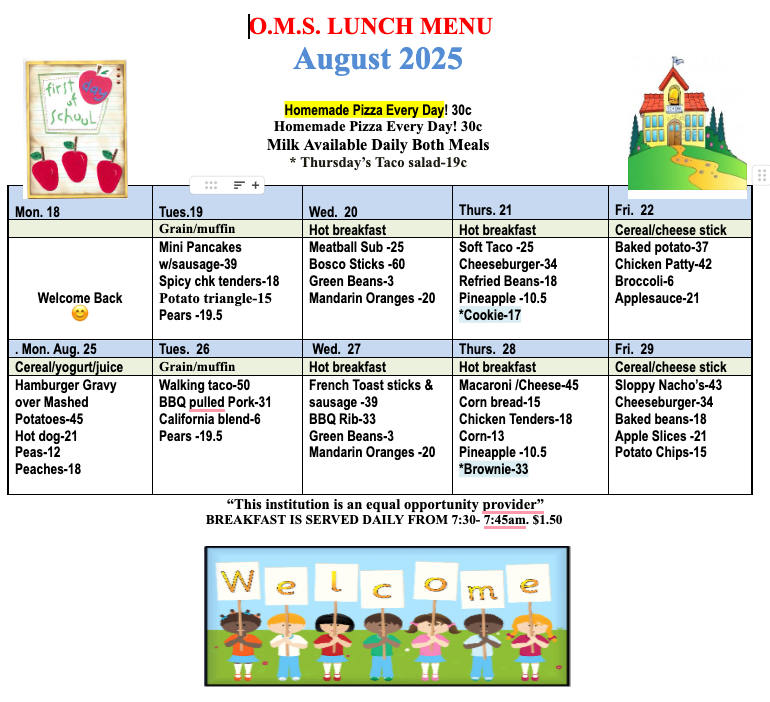 MS Menu