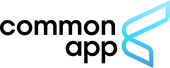 Logo featuring a blue and black design representing the company's brand identity.