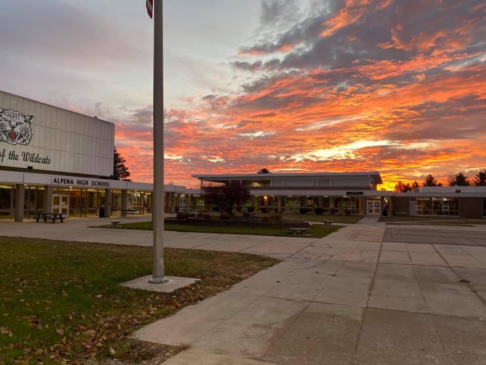 Red sky over AHS