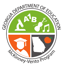 Georgia Department of Education logo featuring a stylized design representing educational excellence and state pride.
