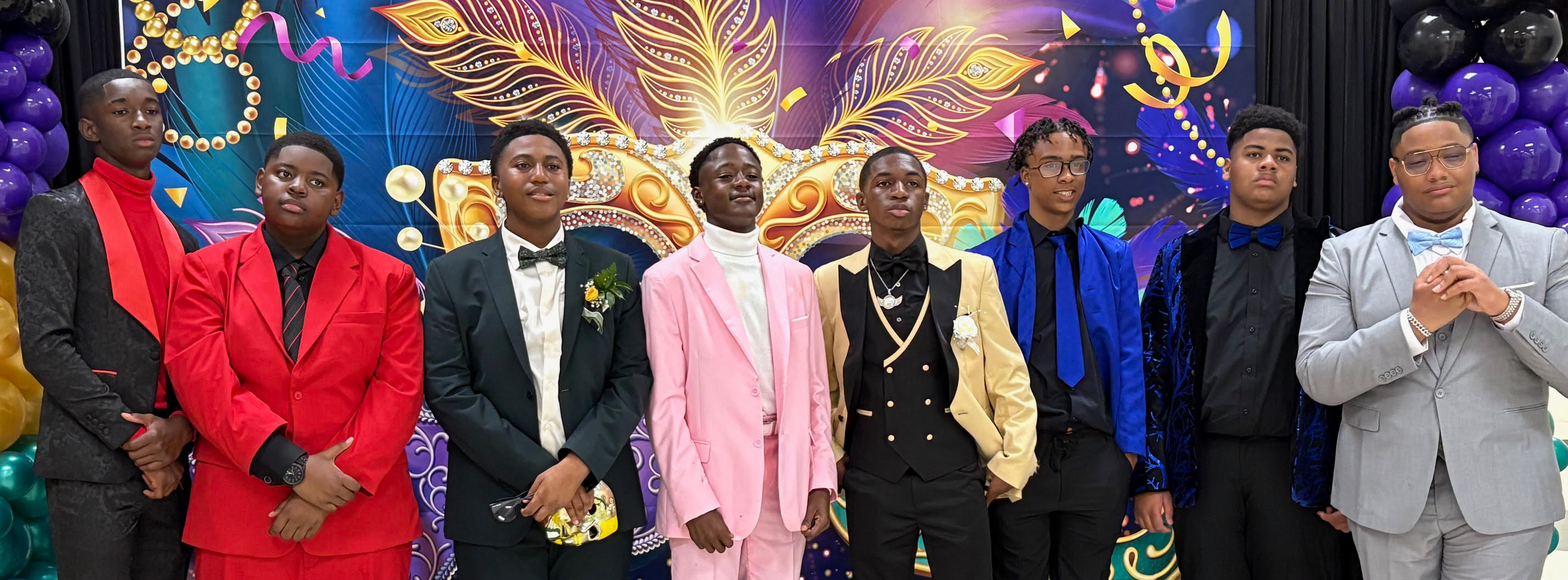 students at prom