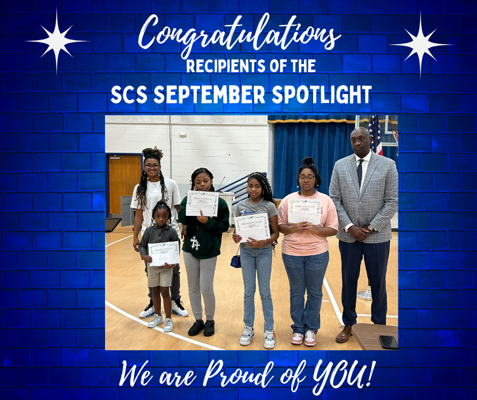 Students and staff gathered for the SCS September Spotlight event, showcasing community engagement and collaboration.