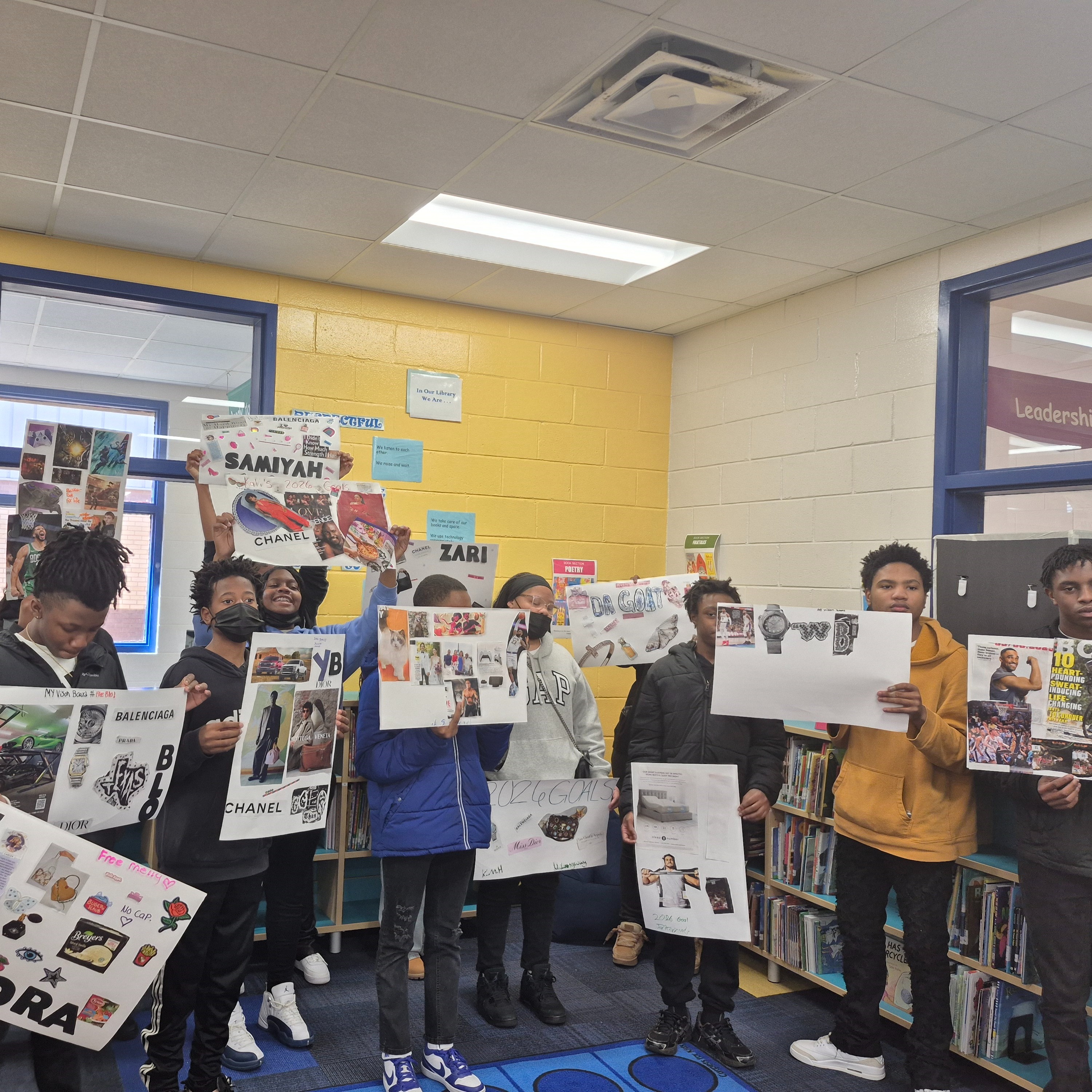 Middle School Vision Boards