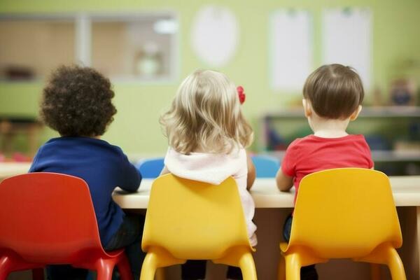 preschool from the back view