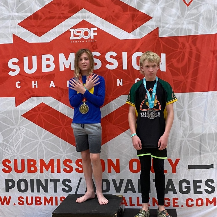 Rhys Reimers, a 7th grade student at NCMS has been involved in jiu jitsu since September 2021. In that time, not only has he worked fiercely to achieve steps towards higher belts, he has also gained a lot of confidence, focus, athleticism, and sportsmanship. We’re so incredibly proud of how hard he works. In his last tournament, he took the gold medal. He won in triple overtime against an opponent that was two weight classes above him! We are proud of Rhys and his accomplishments and wanted to showcase his efforts! (photo courtesy of Brandi Reimers, mother)