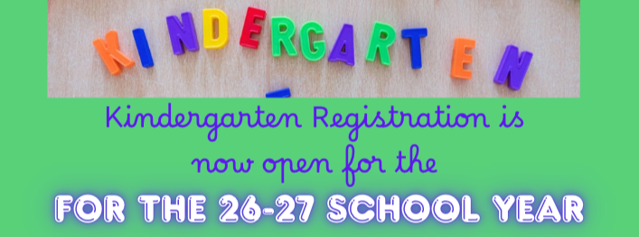 Kindergarten Registration is now open for the 26-27 school year.  Head to our website, www.nebcityps.org and click on the gold K-12 enrolllment preregistration button to start the enrollment process.  Be sure to select the 25-26 school year! Questions, please call Ahna Nelson at 402-873-6033