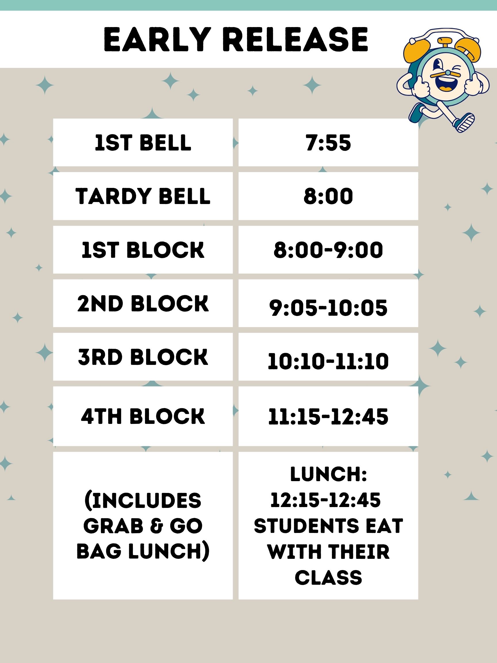 EARLY RELEASE