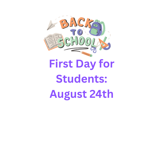 Back to school August 24th