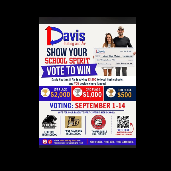 Vote for Thomasville! QR Code attached