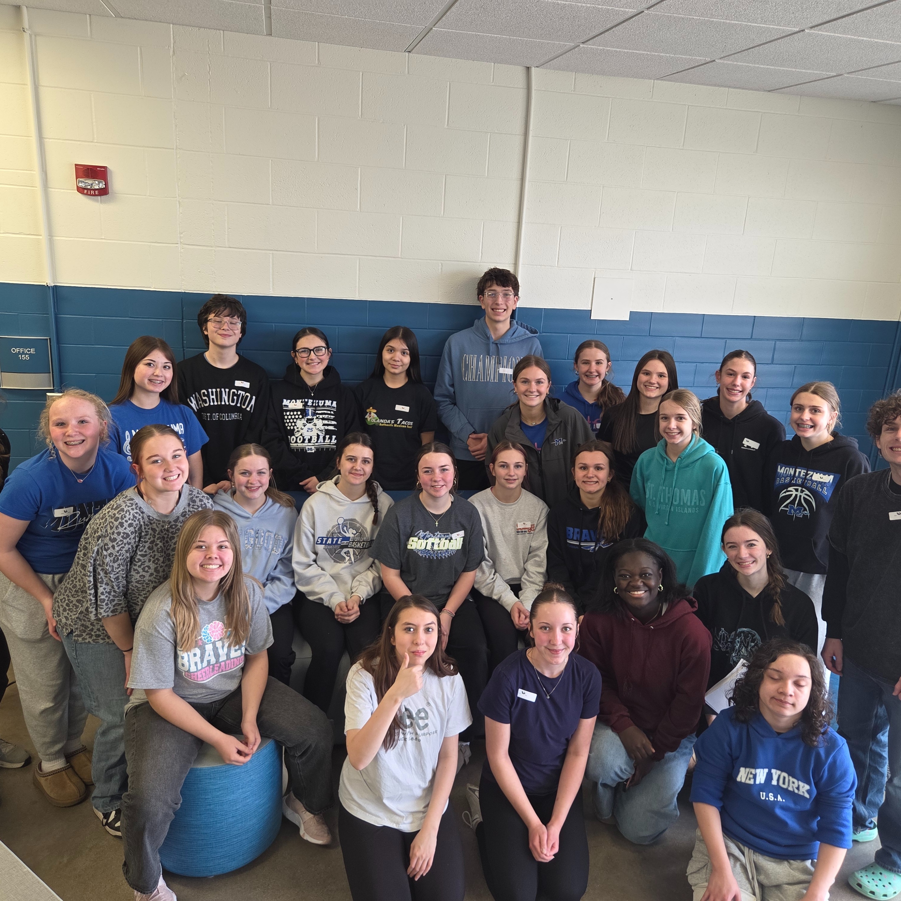 Montezuma Spanish club students.