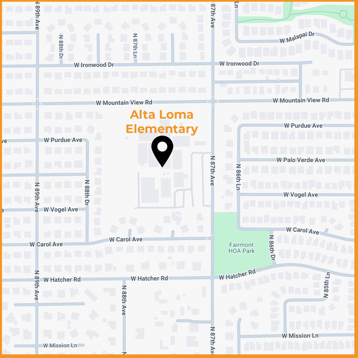 Map image of Alta Loma Elementary