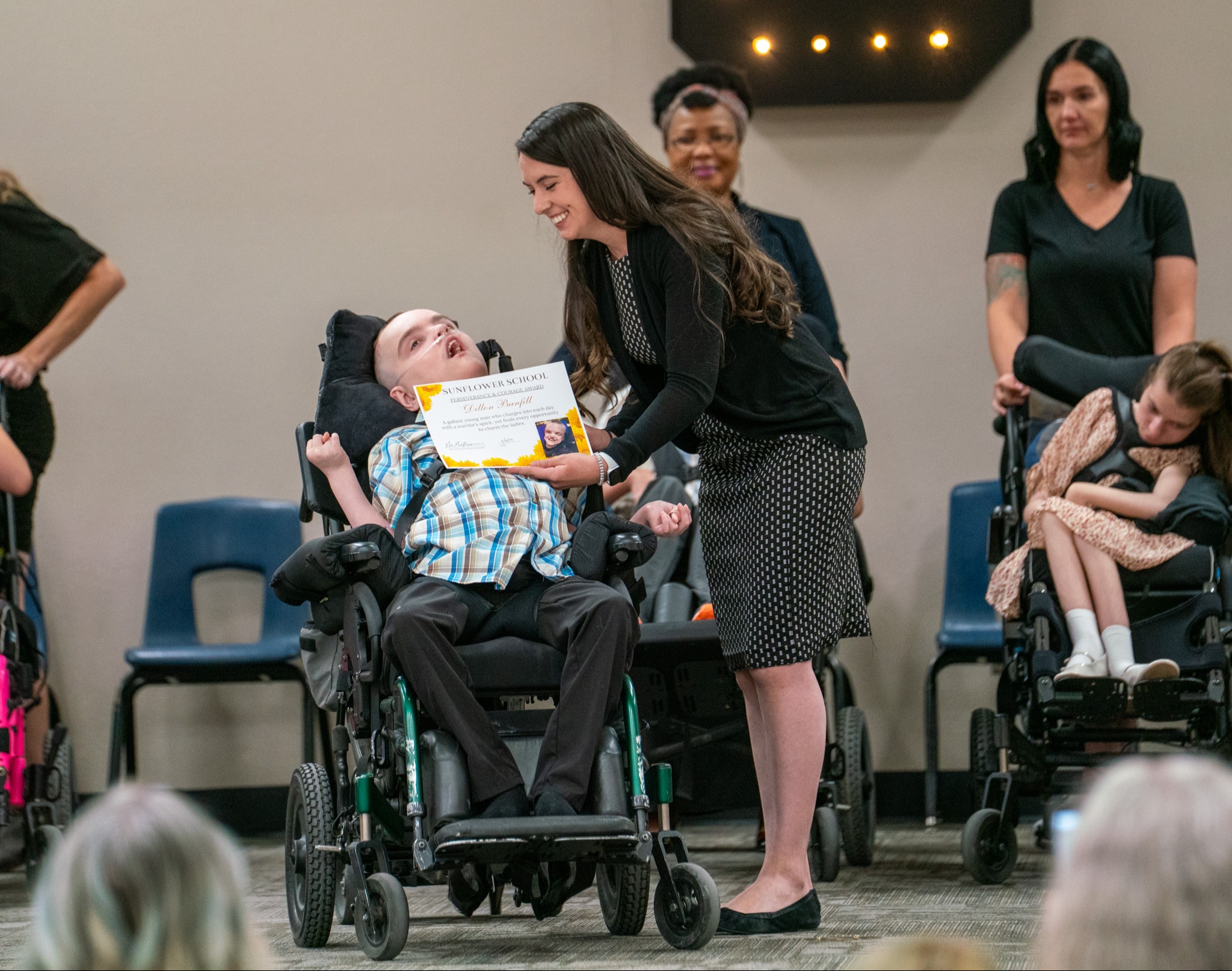Picture of Sunflower's 8th-grade graduation