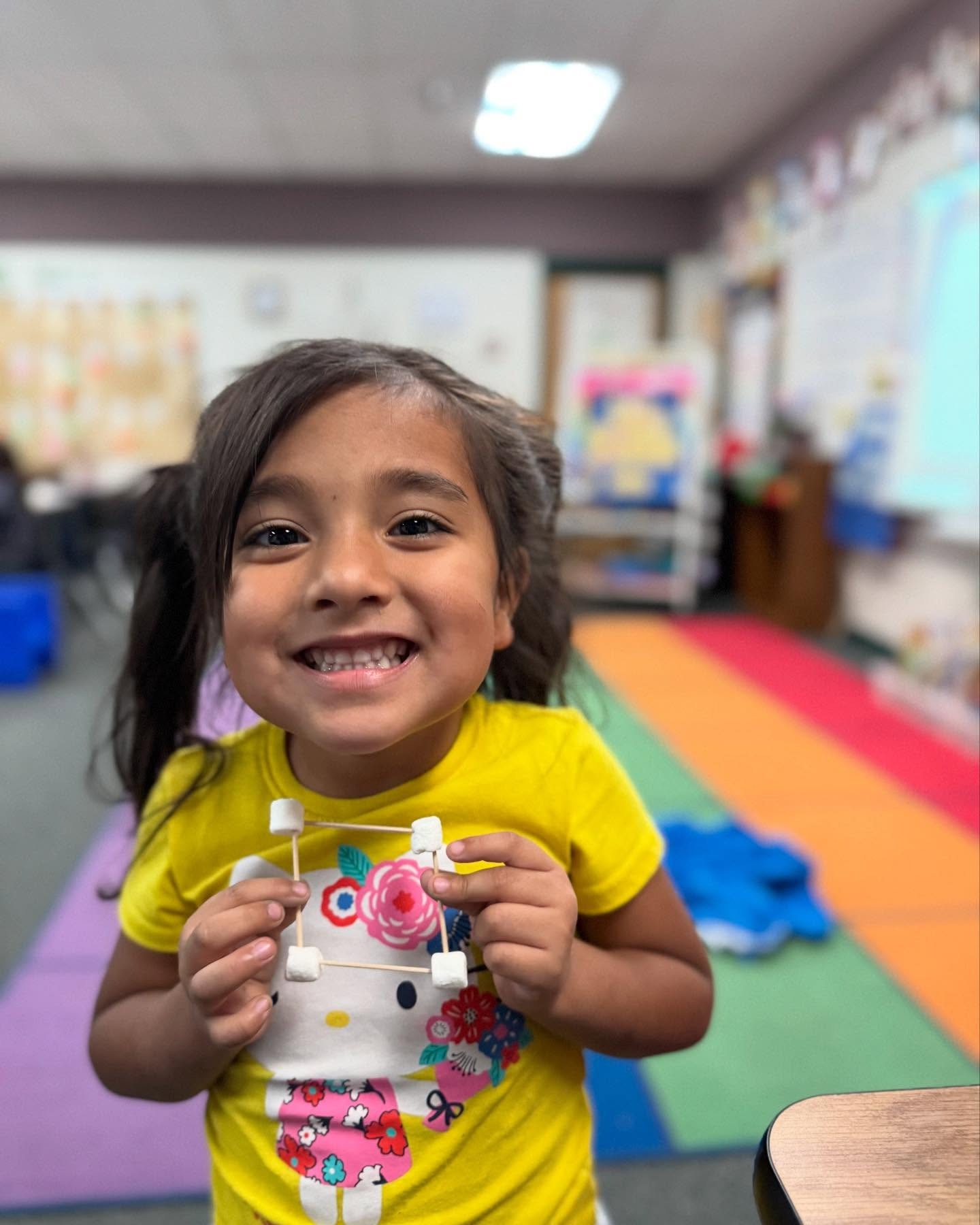Cute kindergartener posing for the camera