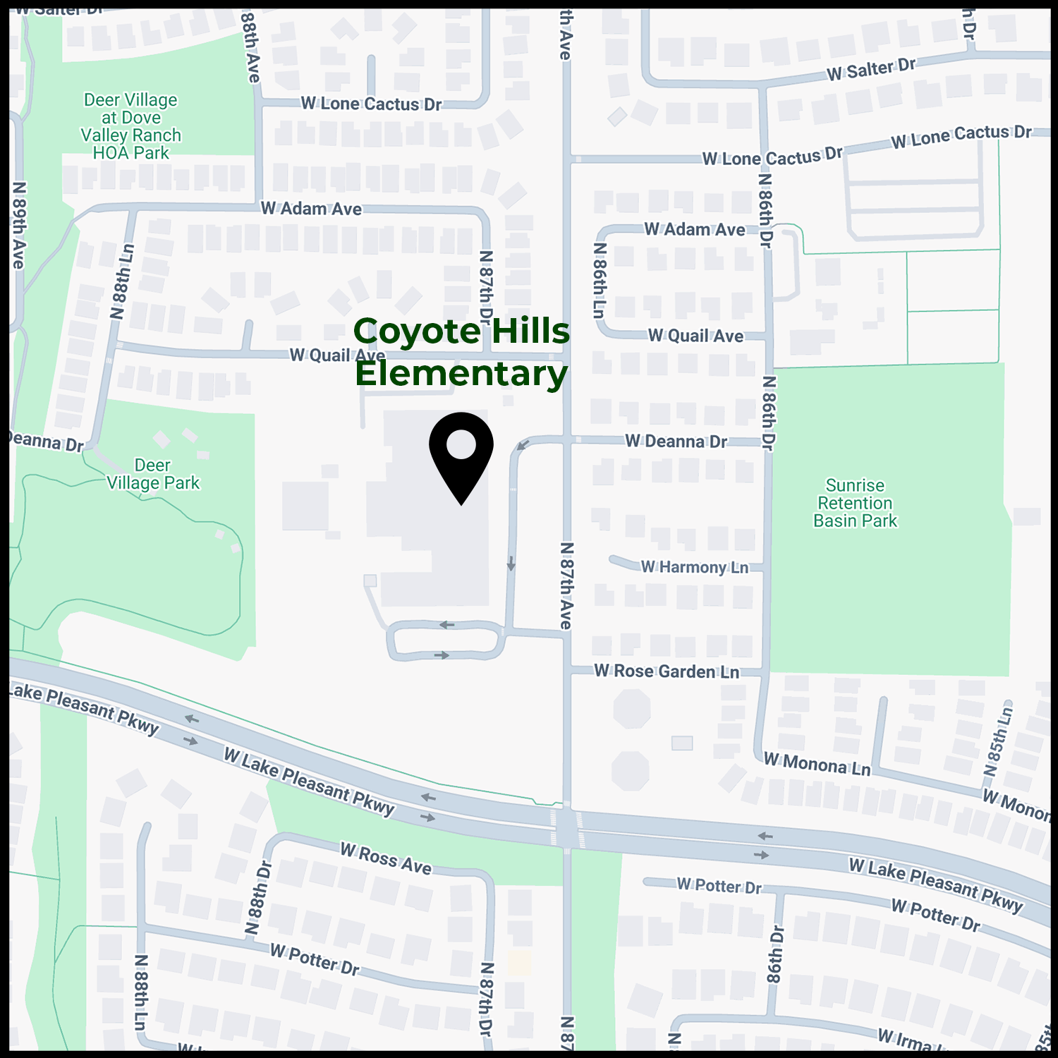 Map Image of Coyote Hills