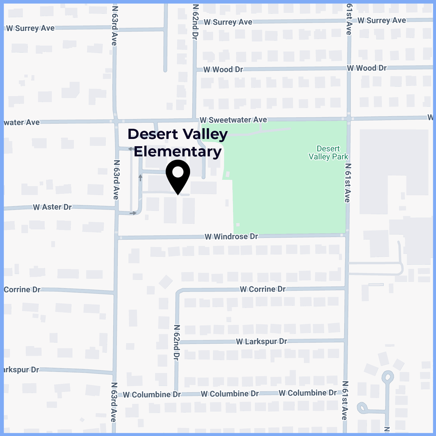 Map Image of Desert Valley Elementary