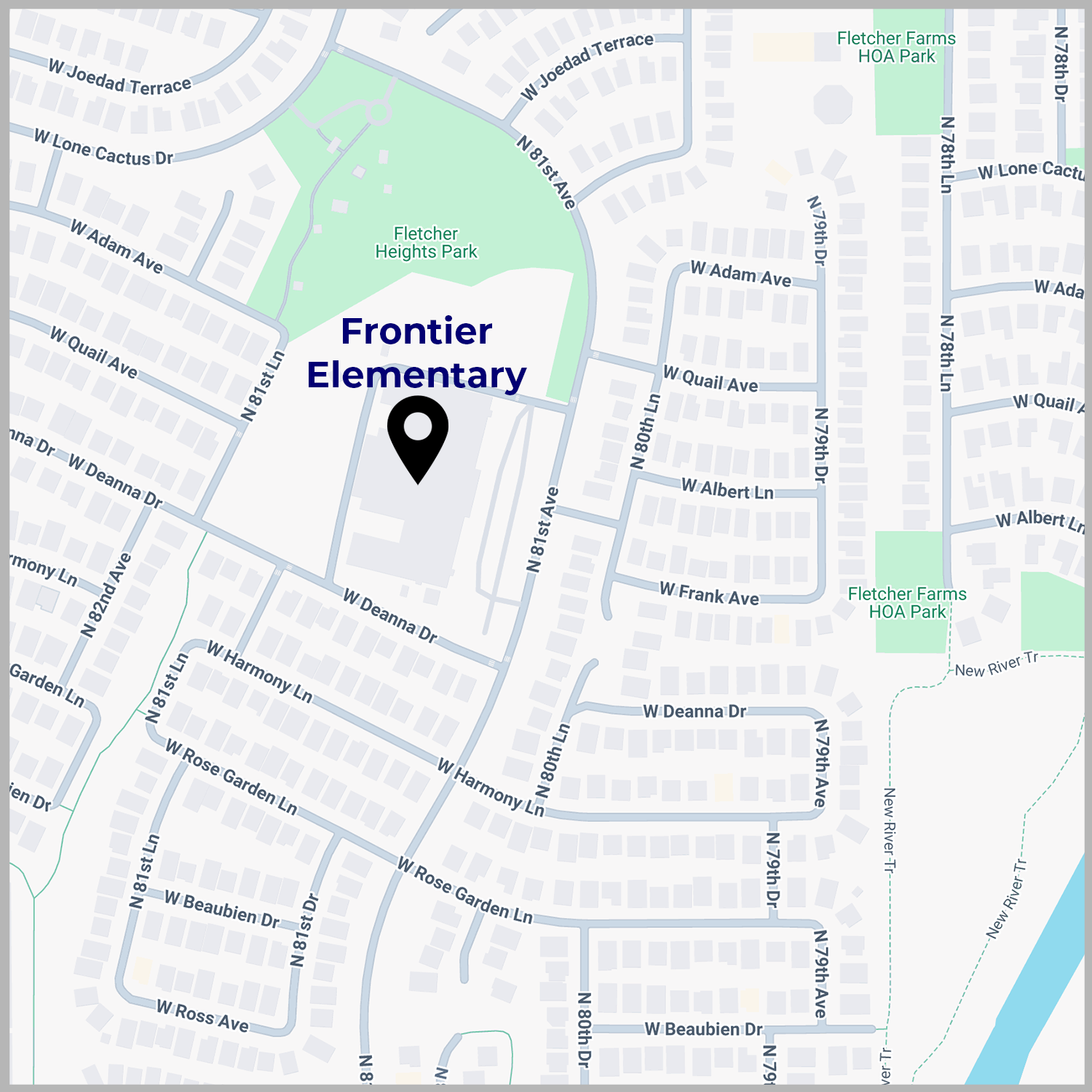 Map Image of Frontier Elementary