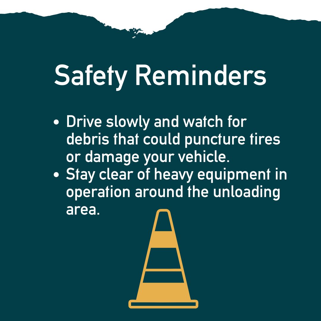 Graphic with a teal background and mountains at the top. Title reads “Safety Reminders.” Below, text says: “Watch for workers and obey posted signs and speed limits. Stay alert and avoid distractions. Be patient and cautious.” At the bottom, there's an illustration of a road cone with text: “Altus Street Division – Keeping Altus Moving Safely.”