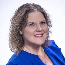 woman smiling