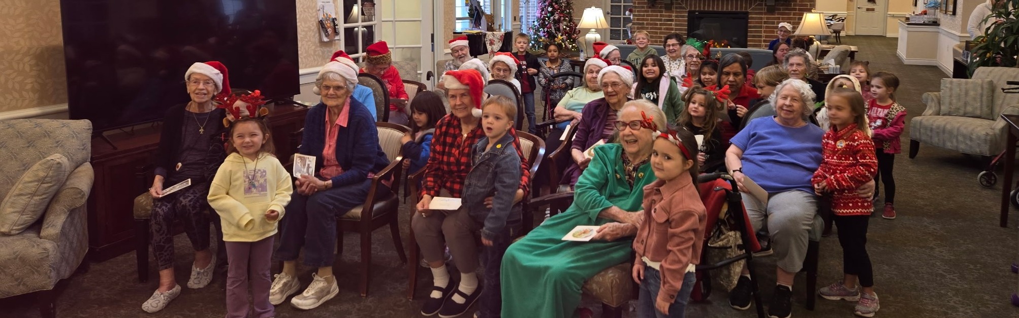 Pk caroling with our seniors
