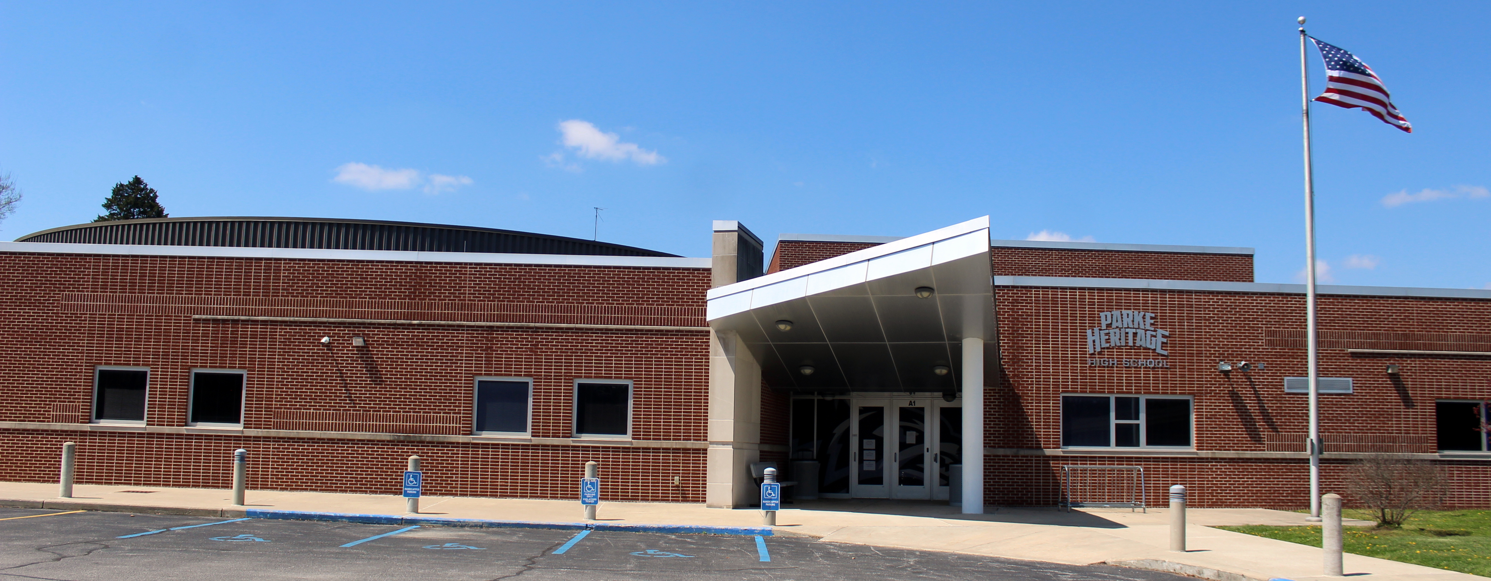 outside of Parke Heritage High School 