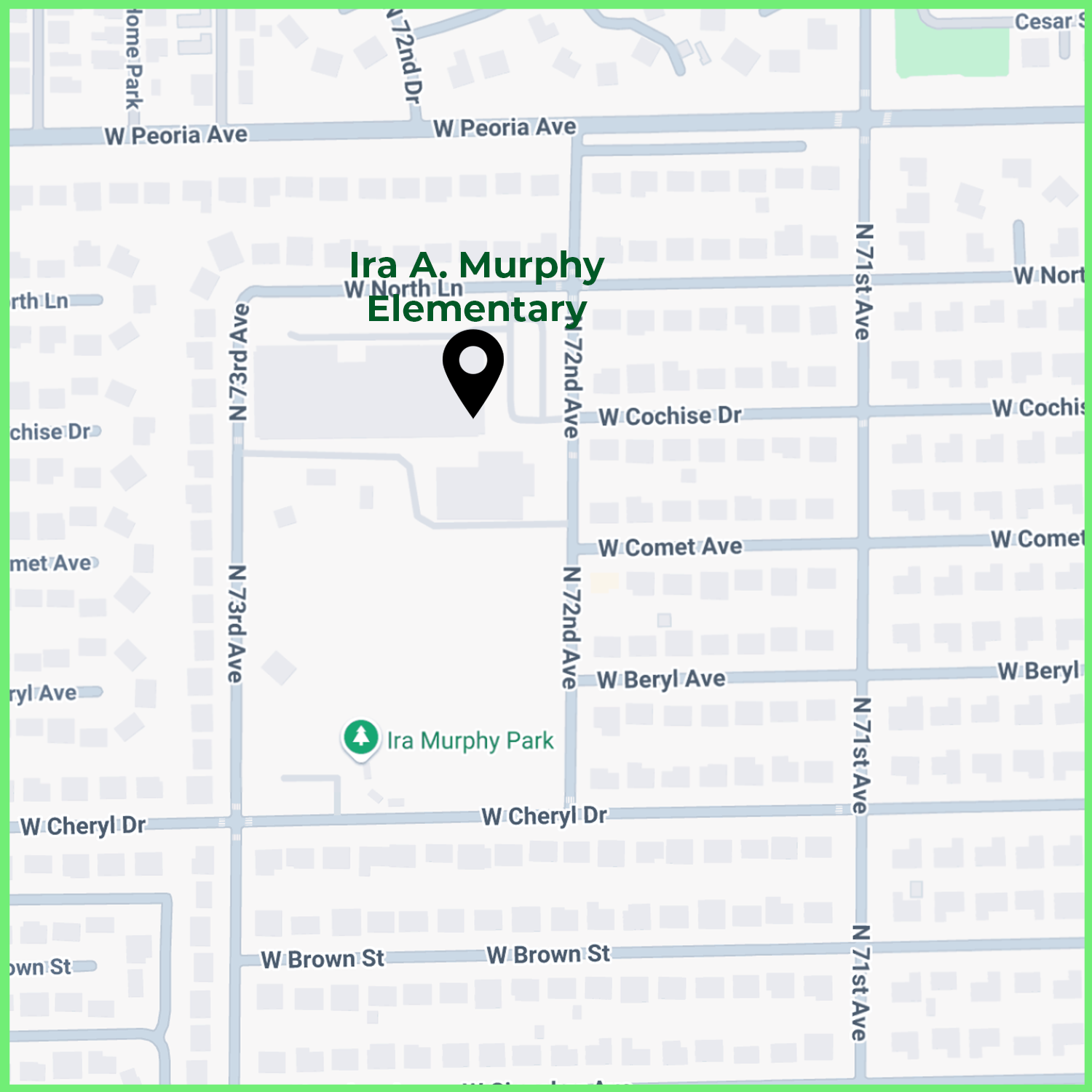Map Image of Ira A. Murphy Elementary