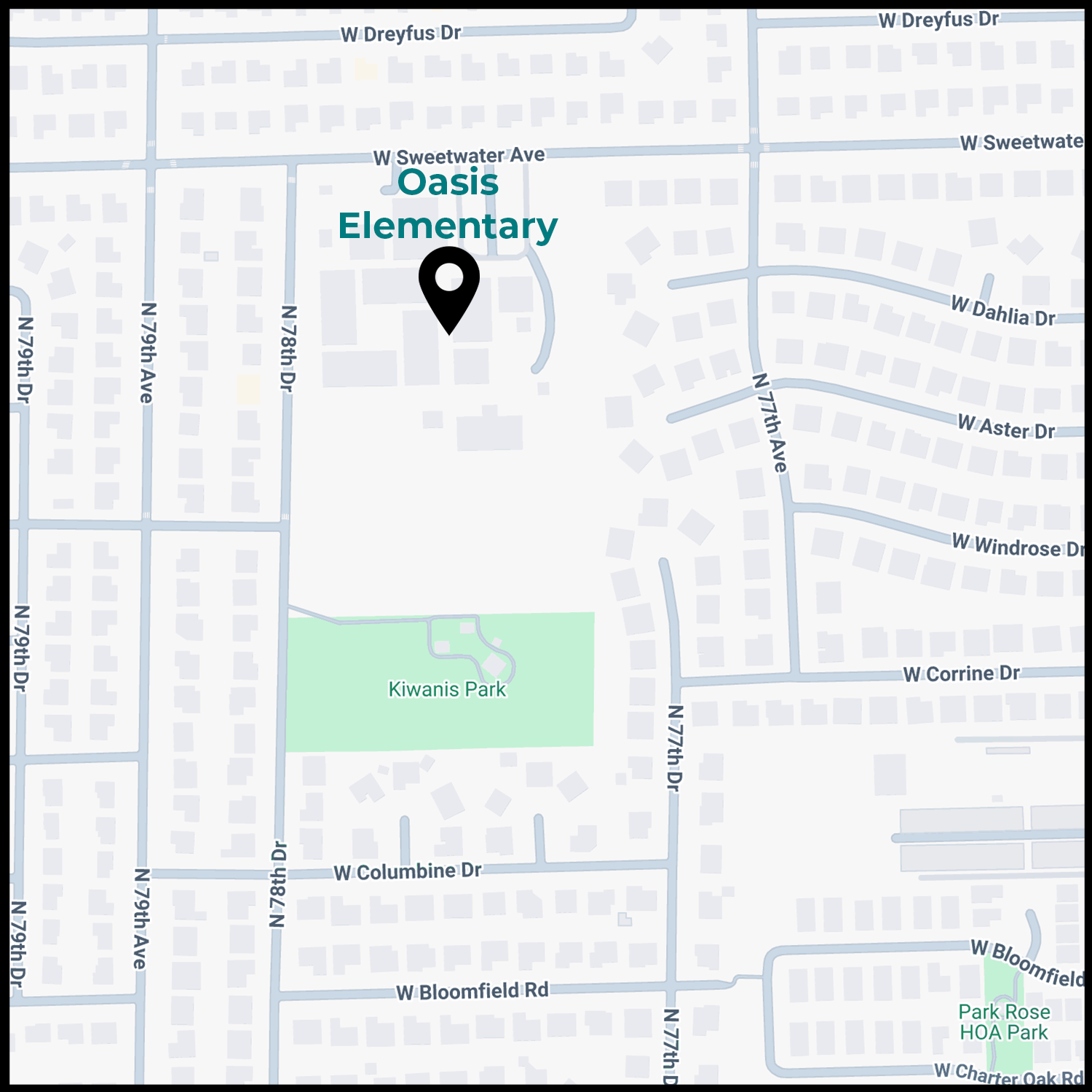 Map Image of Oasis Elementary