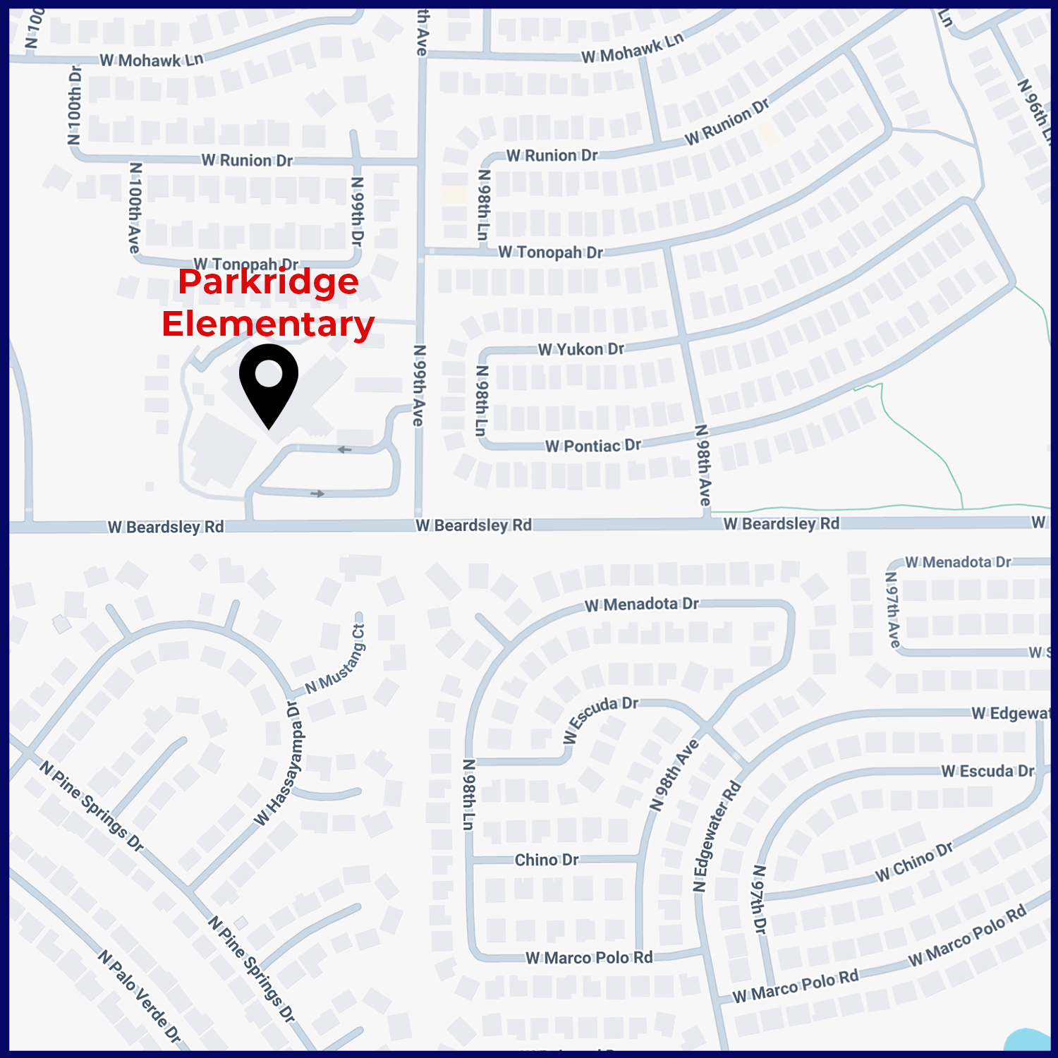 Map Image of Parkridge Elementary