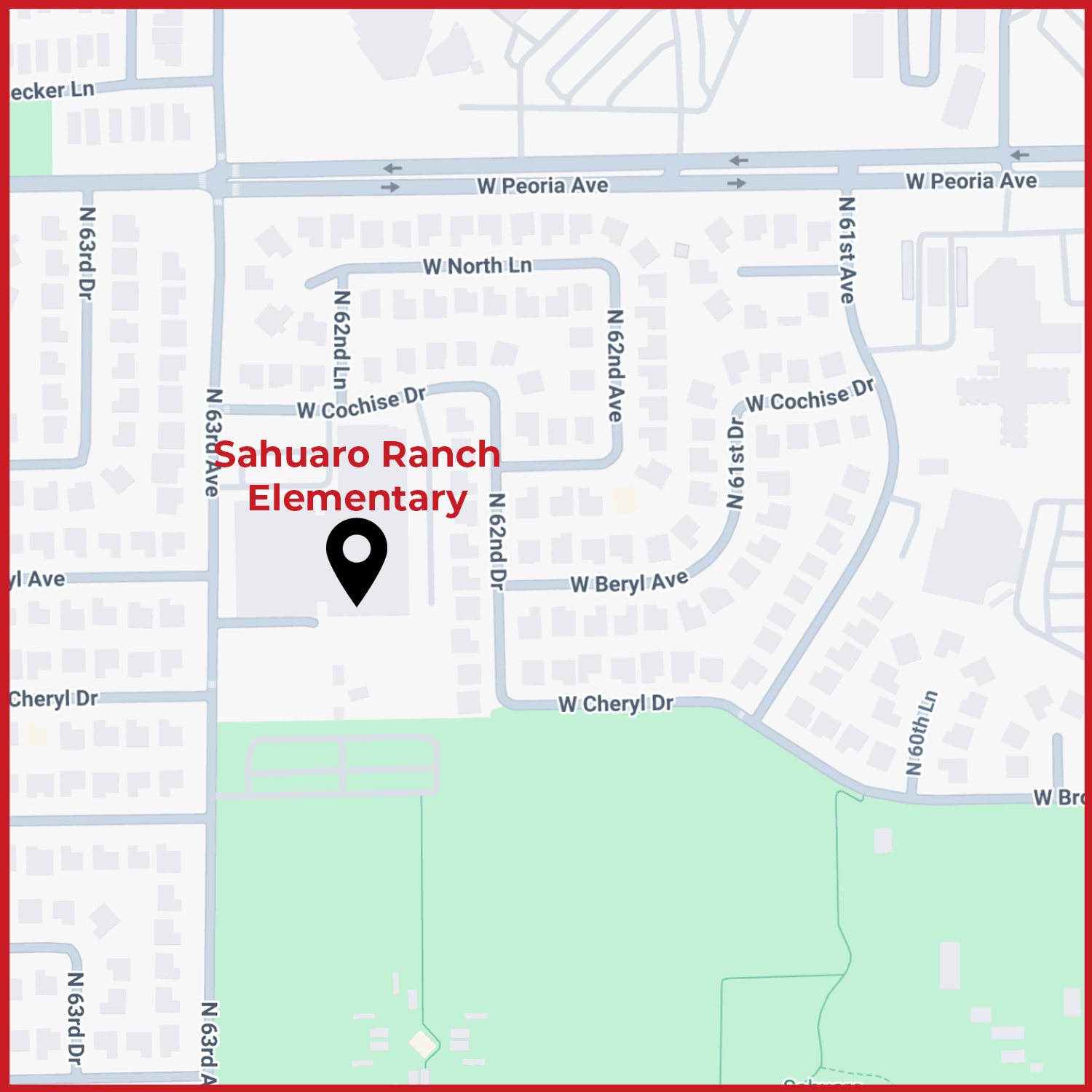 Map Image of Sahuaro Ranch Elementary