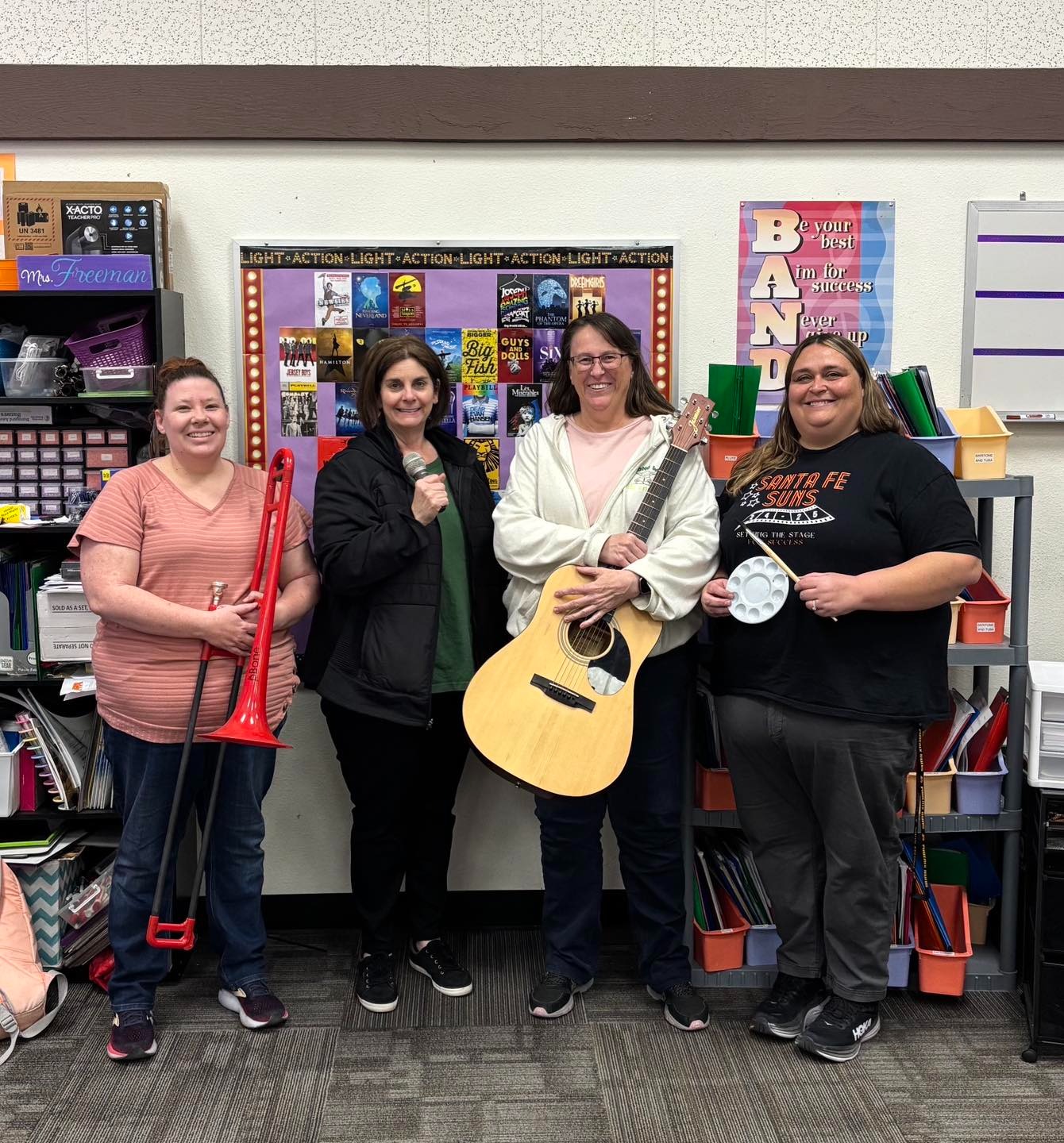 Four arts educators