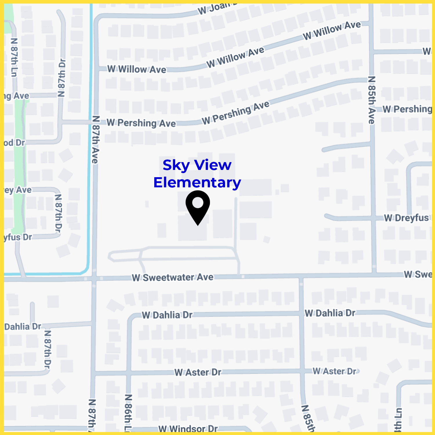 Map Image of Sky View Elementary