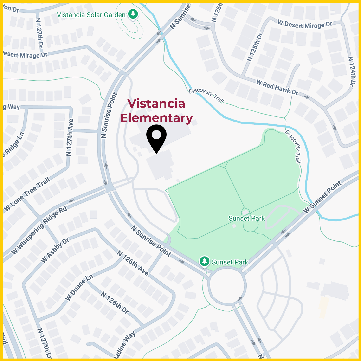 Map image of Vistancia Elementary