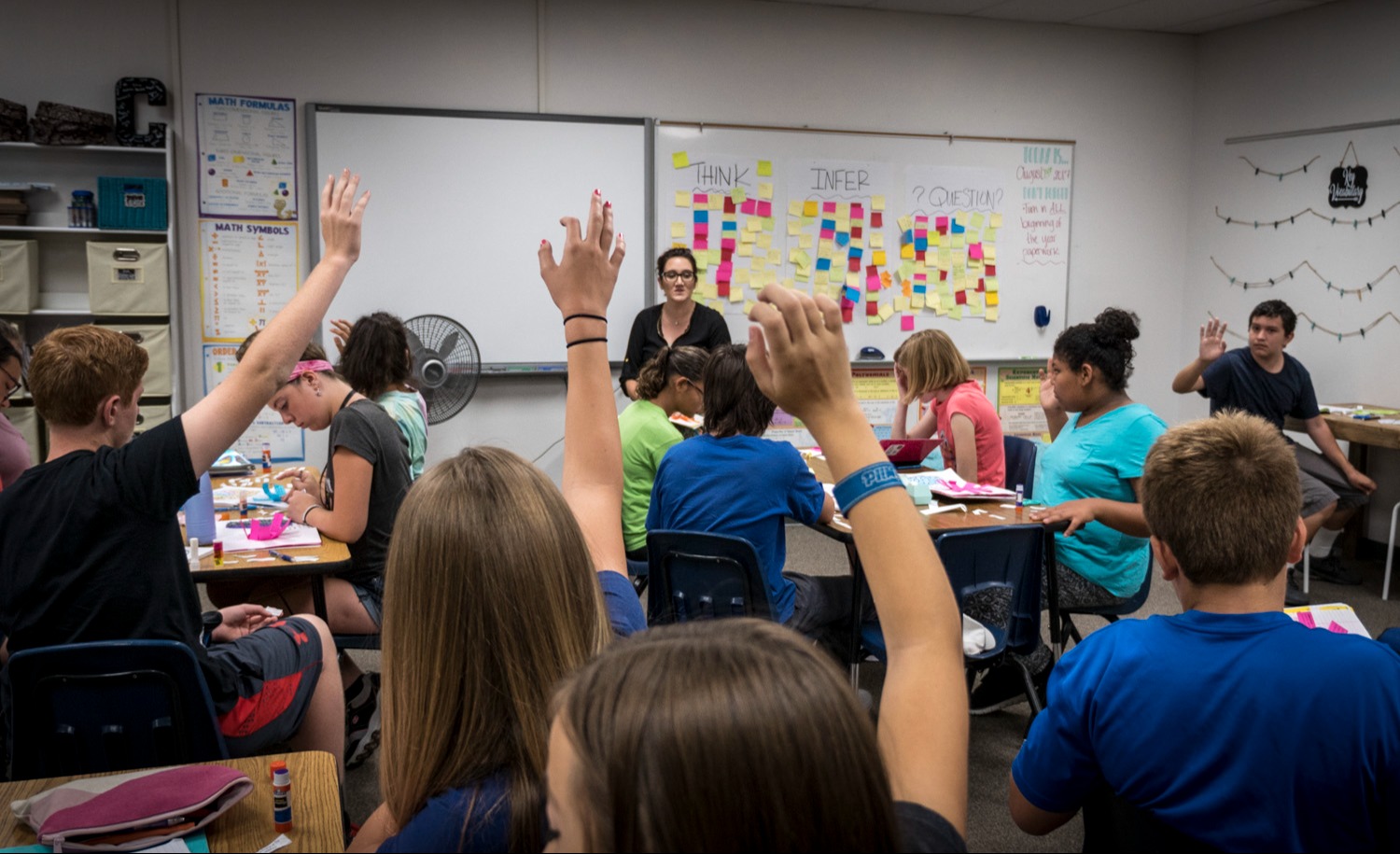 students in classroom