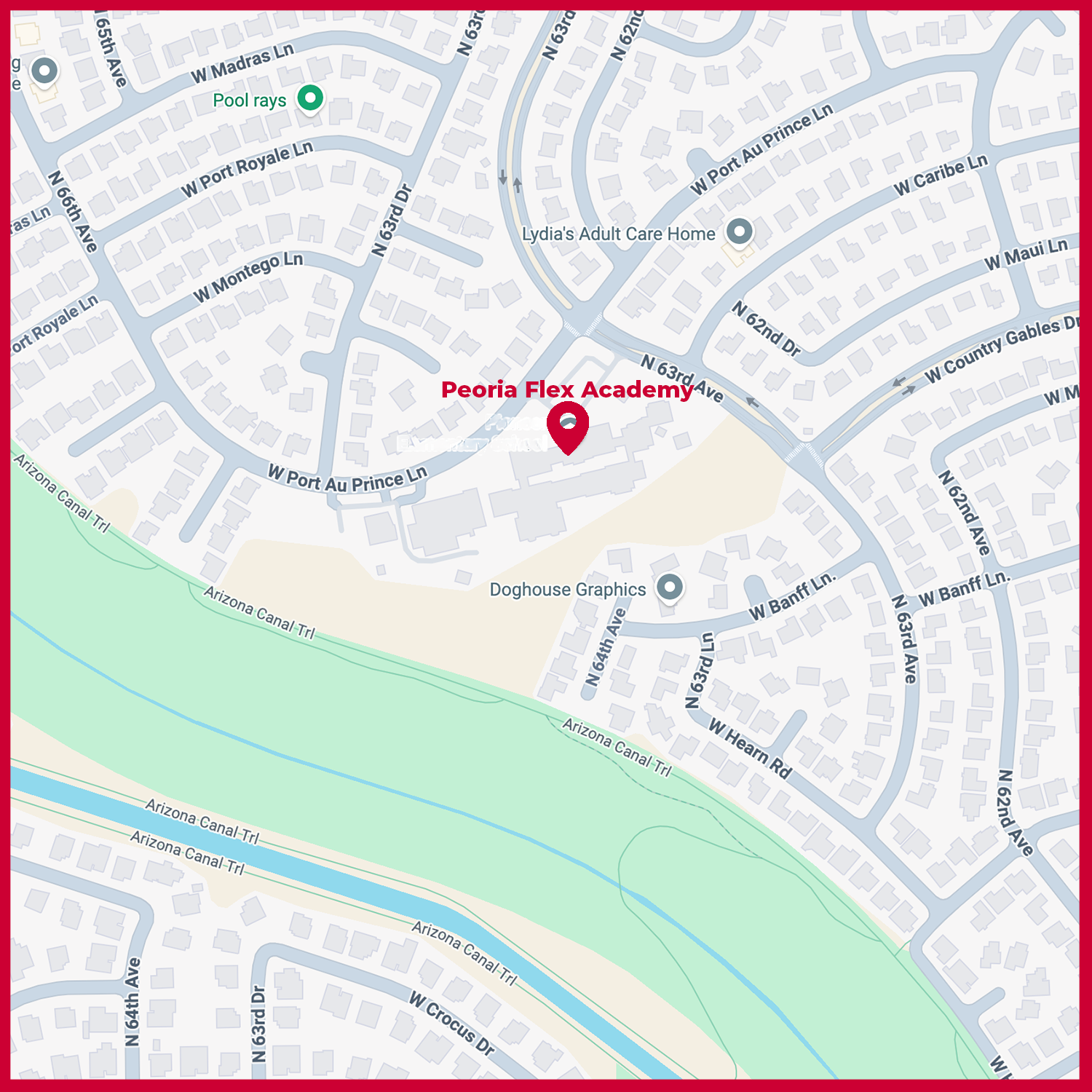 Map Image of Peoria Flex Academy