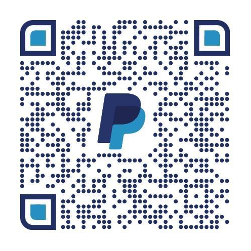 A PayPal QR code displayed on a smartphone screen, ready for quick and easy payment transactions.