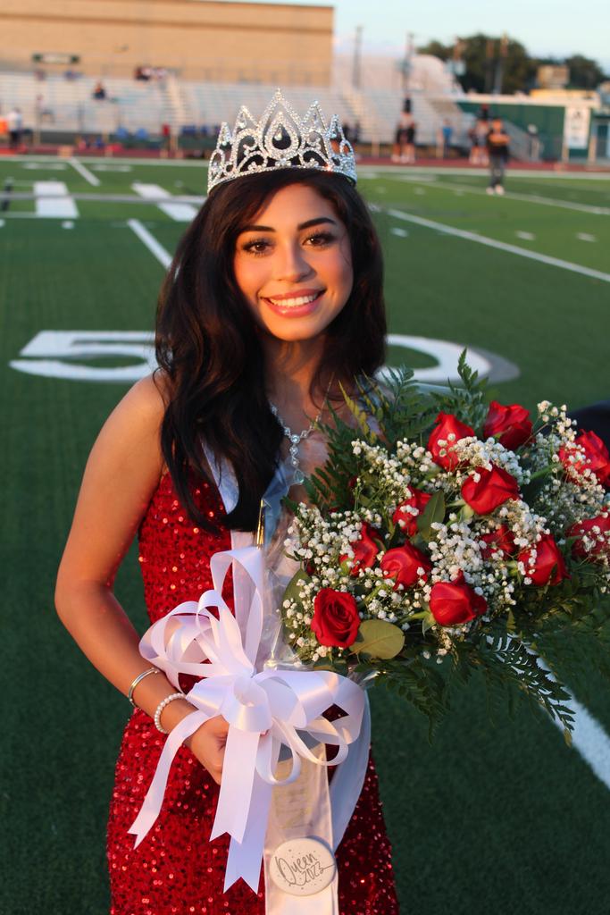 Miss Texas 2017 posing confidently in her crown and sash, showcasing her beauty and grace at a public event.