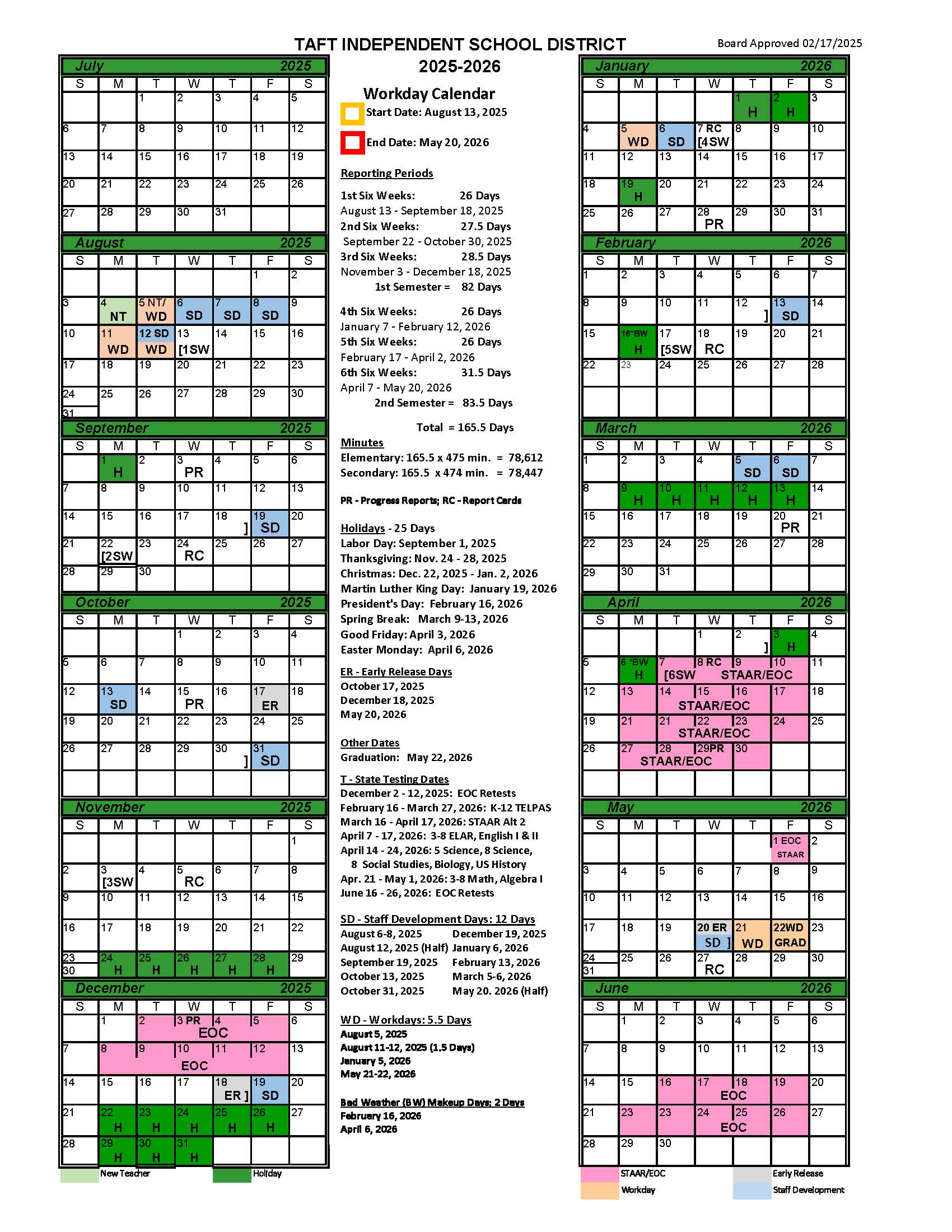 25-26 Calendar