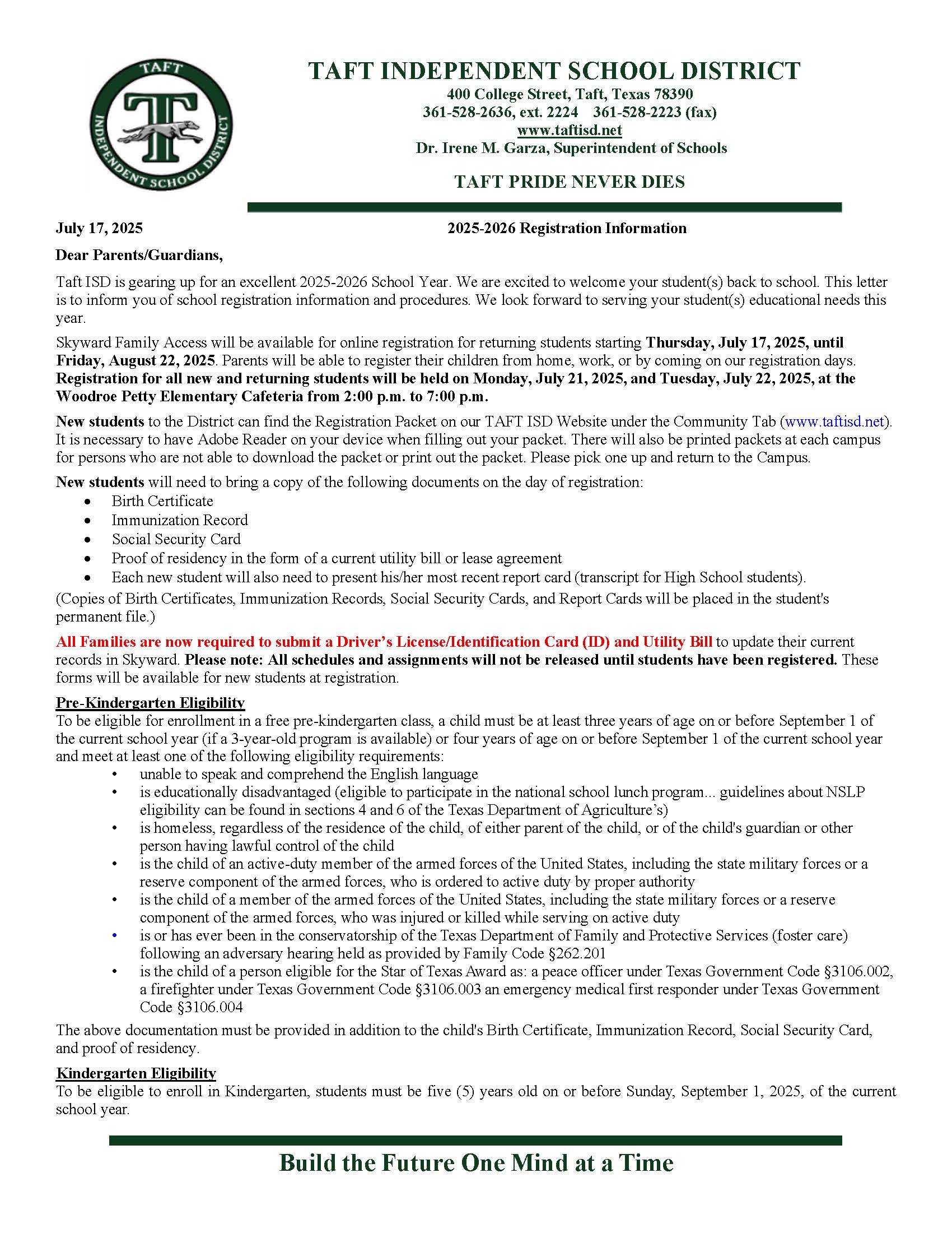 25-26 Registration Letter English