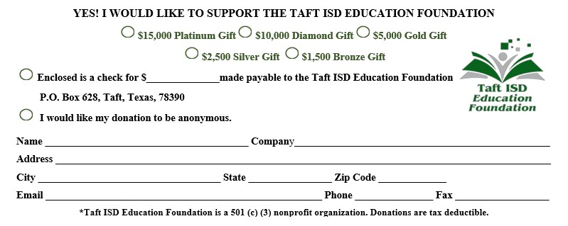 TISD Education Foundation Donation Form