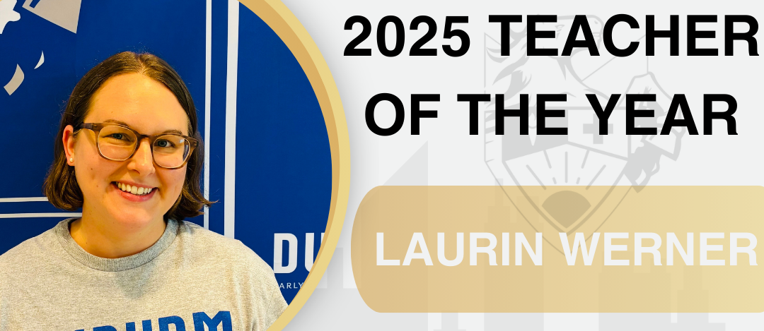 Laurin Werner Teacher of the Year at DECHS